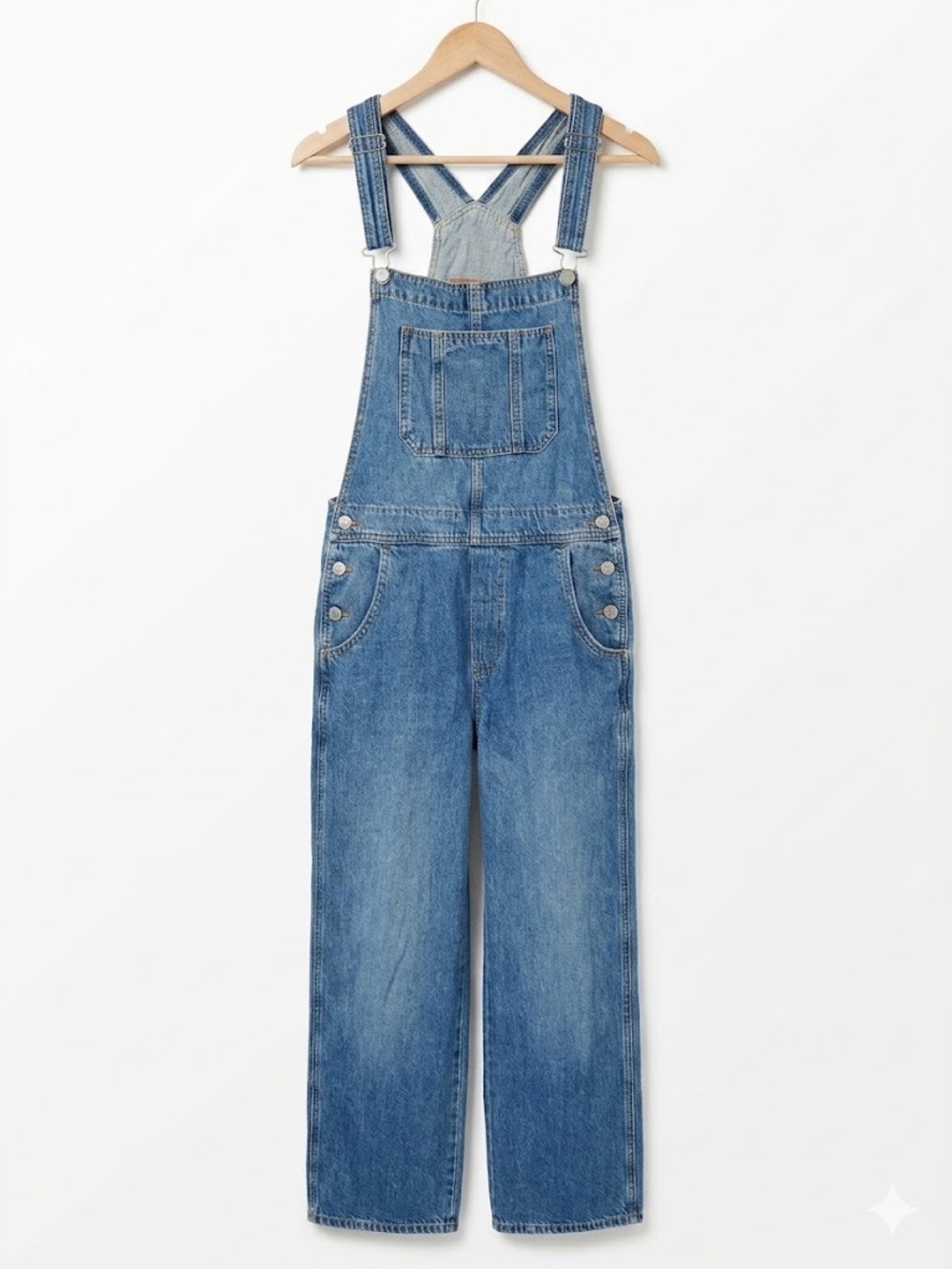 Levi’s Women’s Wide Leg Denim Bibbed Overalls Size Large